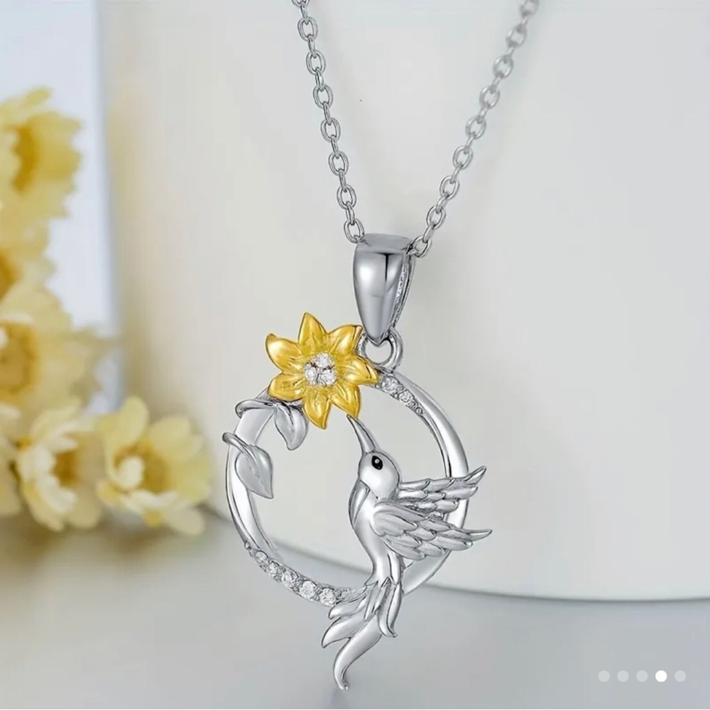 Hummingbird Necklace - Picture 3 of 3